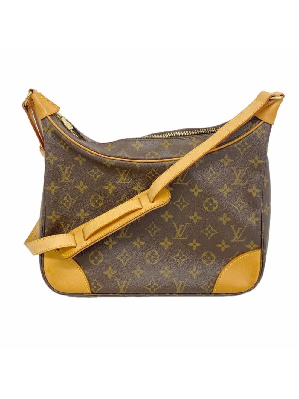 Louis Vuitton Shoulder Bag Monogram Boulogne 30 Brown